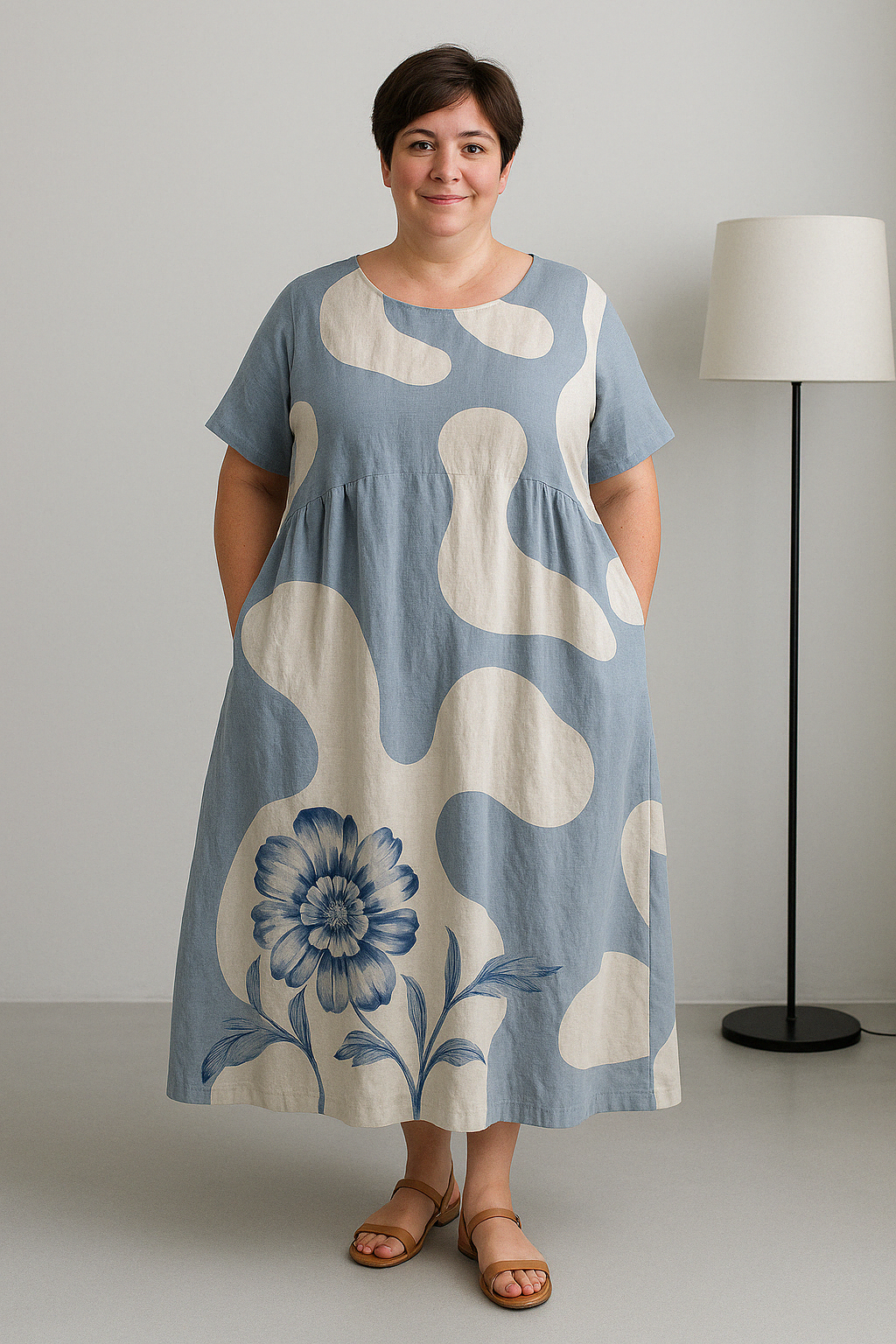 The Amira | Loose Fit Tummy Covering Dress