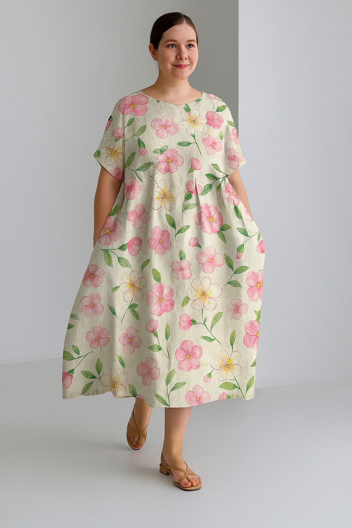 The Amira | Loose Fit Tummy Covering Dress