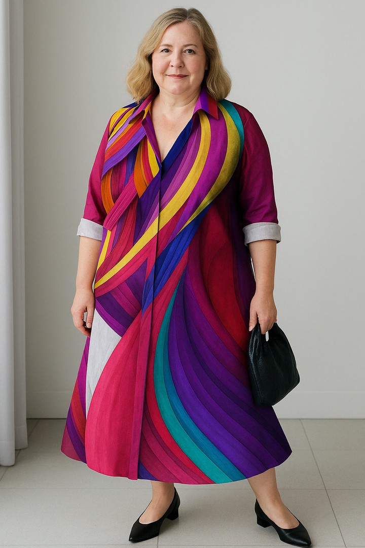 The Rose | Colorful Tummy Covering Dress