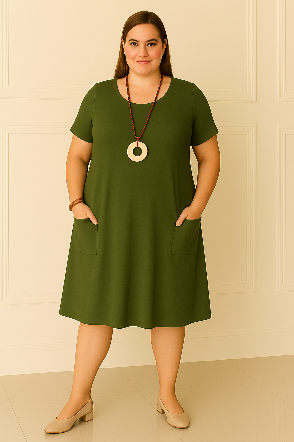 The Elina | Casual Tummy Covering Dress