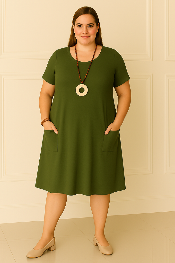 The Elina | Casual Tummy Covering Dress