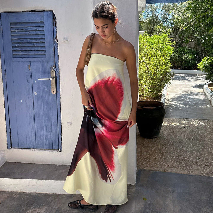 Sara | Strapless Maxi Dress