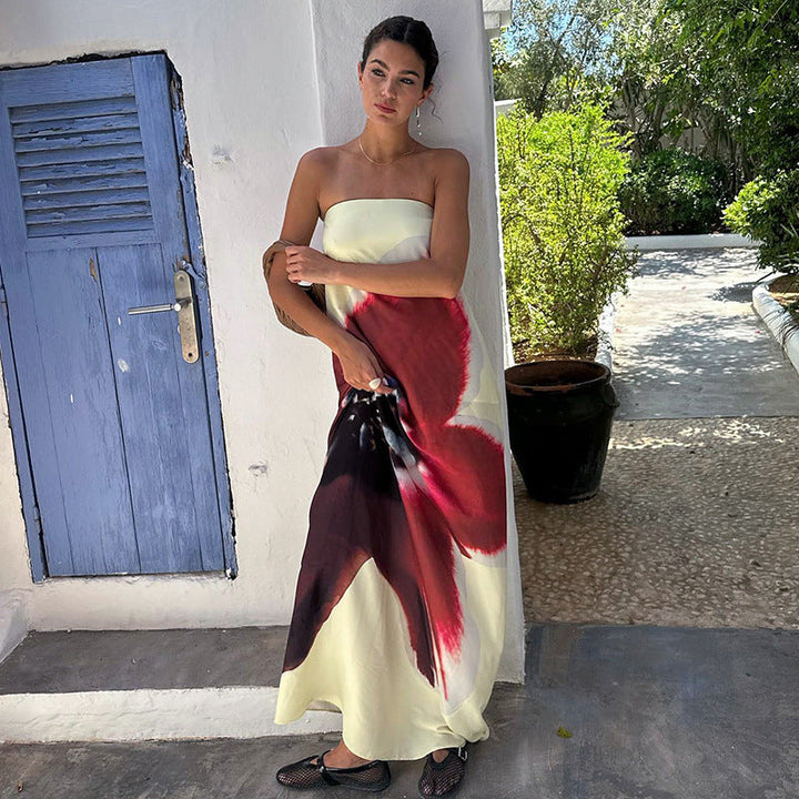 Sara | Strapless Maxi Dress