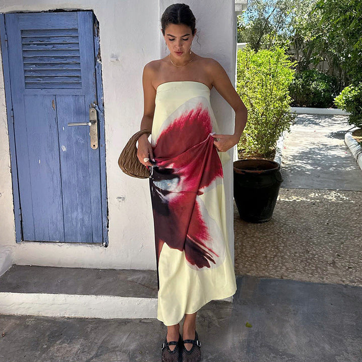 Sara | Strapless Maxi Dress