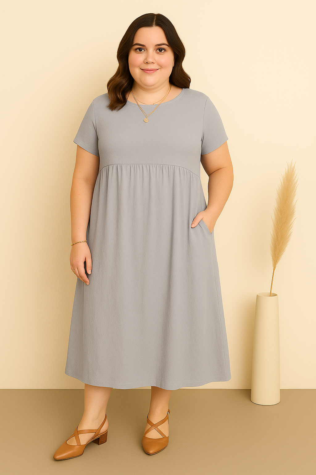 The Ines | Casual Tummy Covering Dress