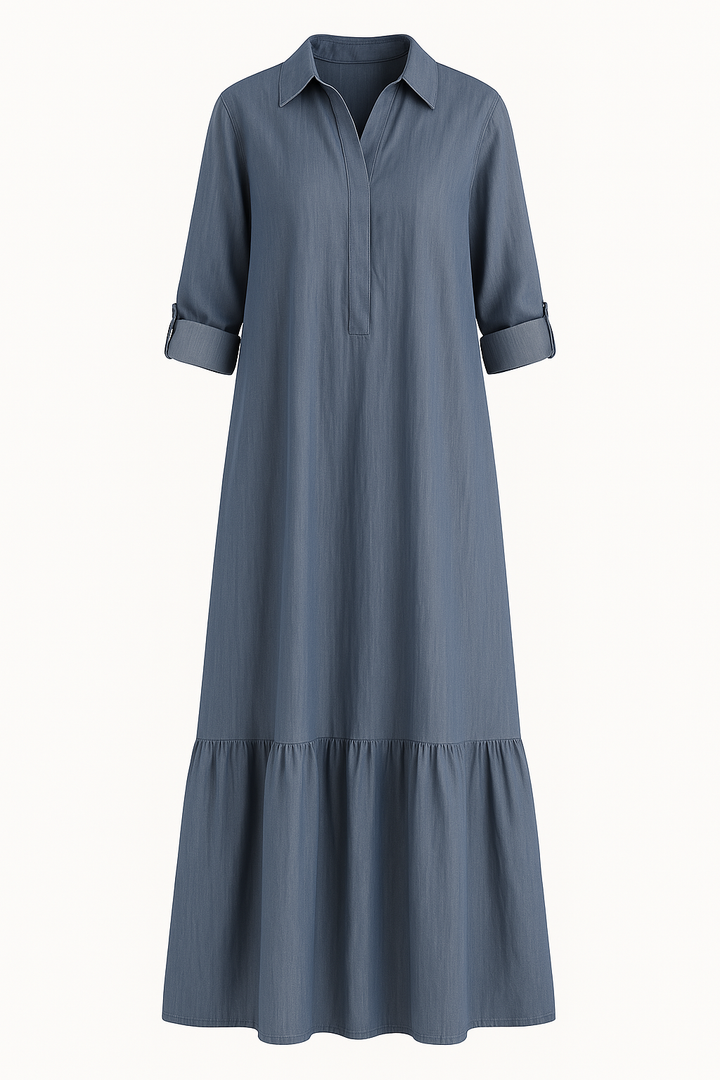 The Luna Half Button Dress