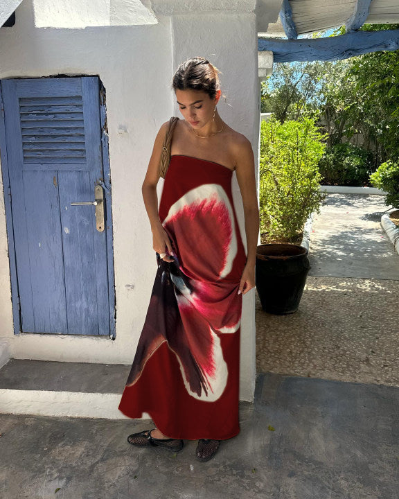 Sara | Strapless Maxi Dress