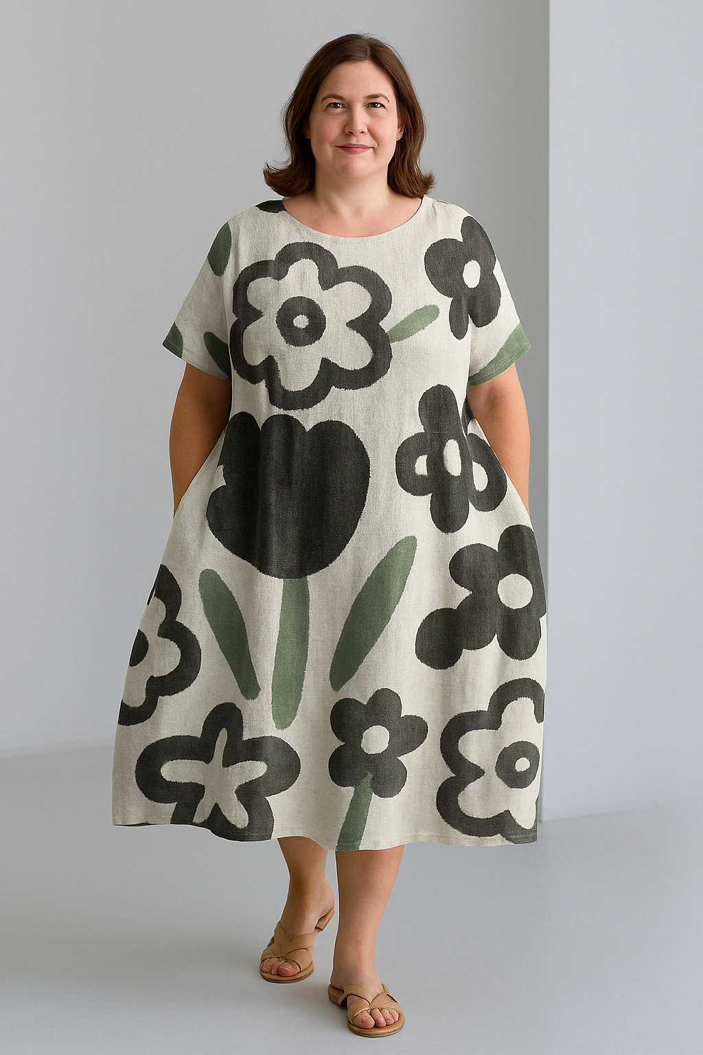 The Amira | Loose Fit Tummy Covering Dress