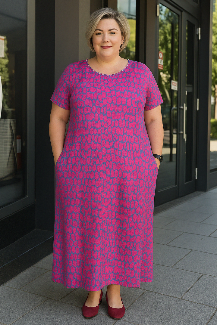 The Zia | Elegant Tummy Coverage Dress