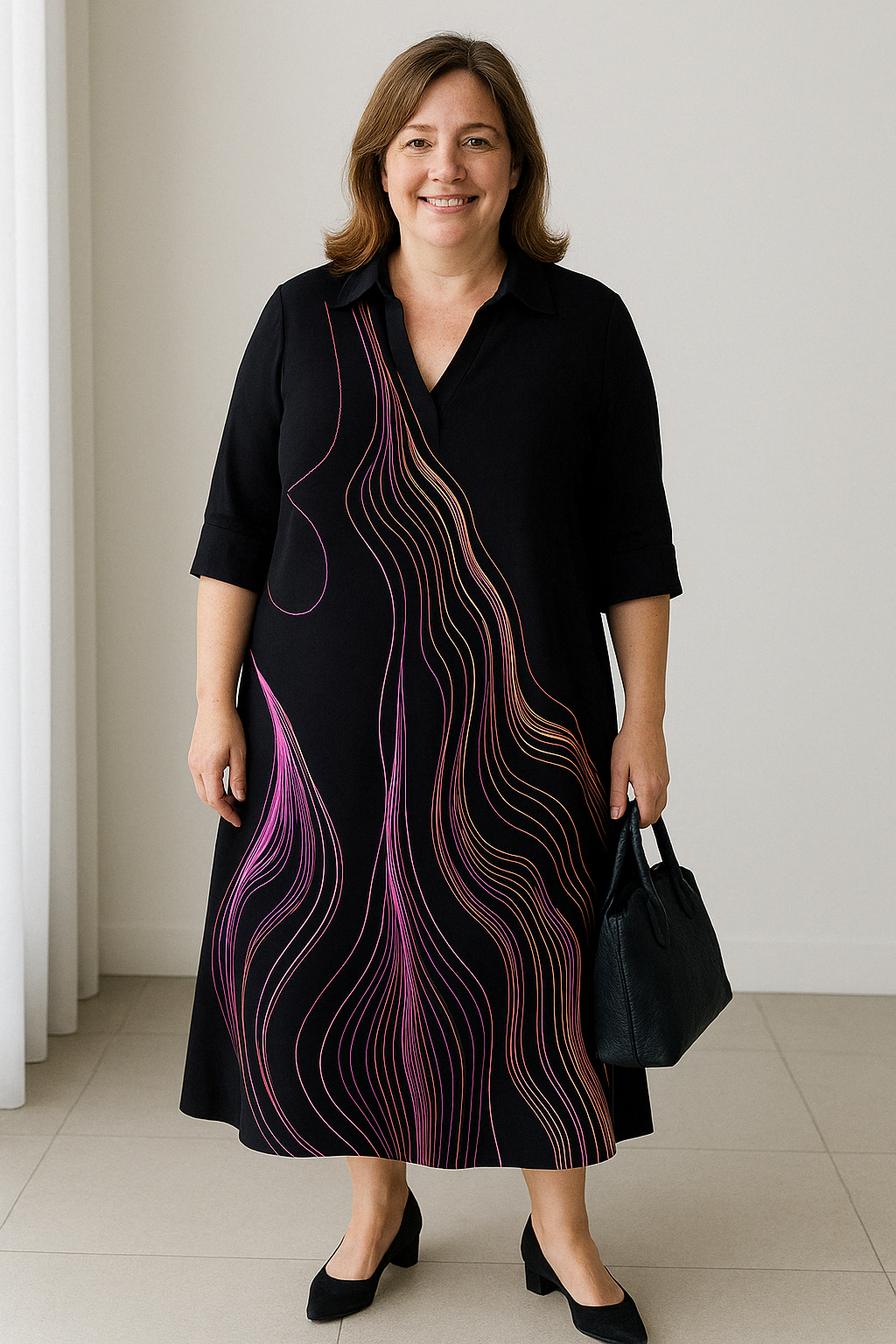 The Rose | Colorful Tummy Covering Dress