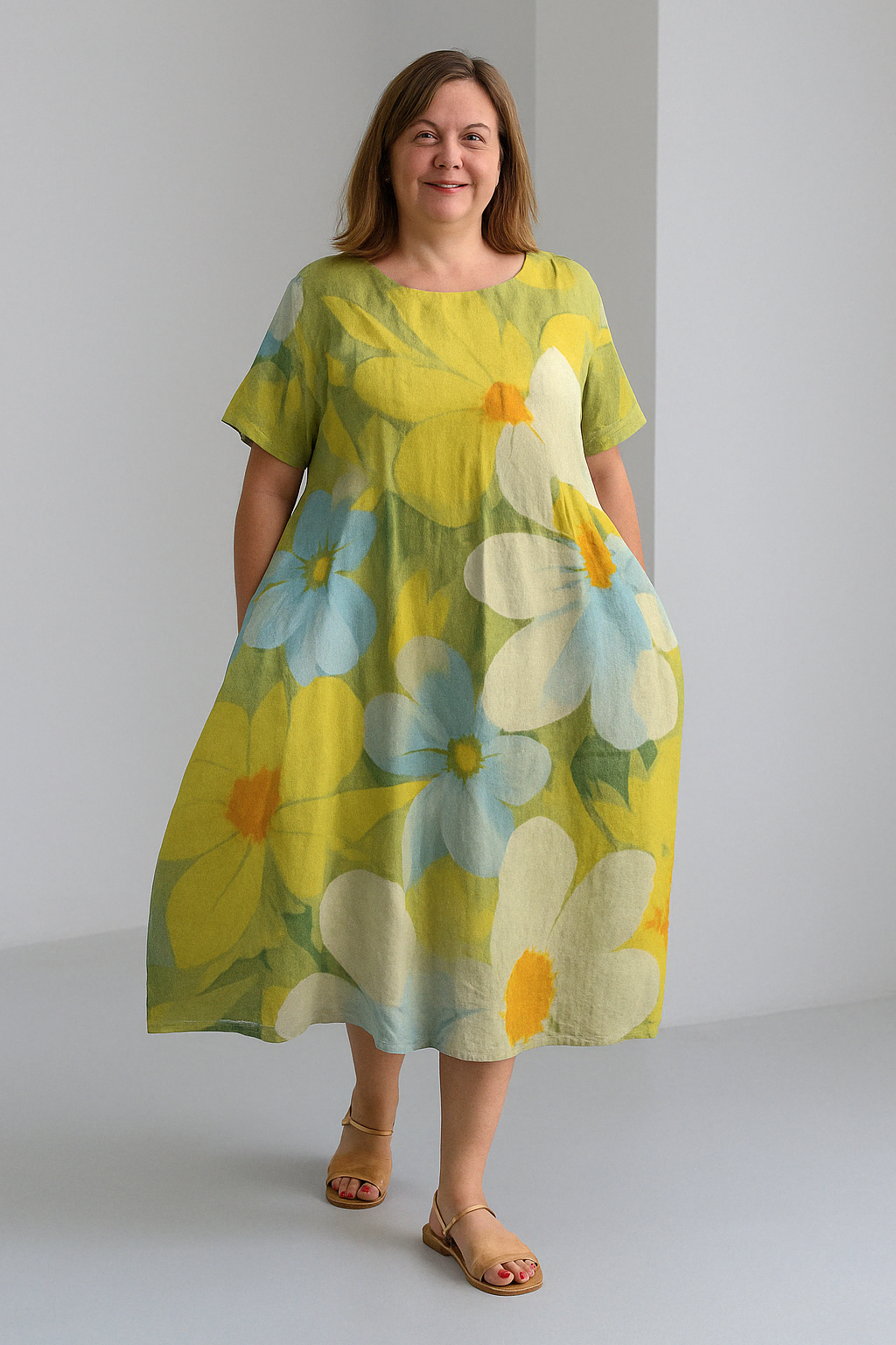 The Amira | Loose Fit Tummy Covering Dress