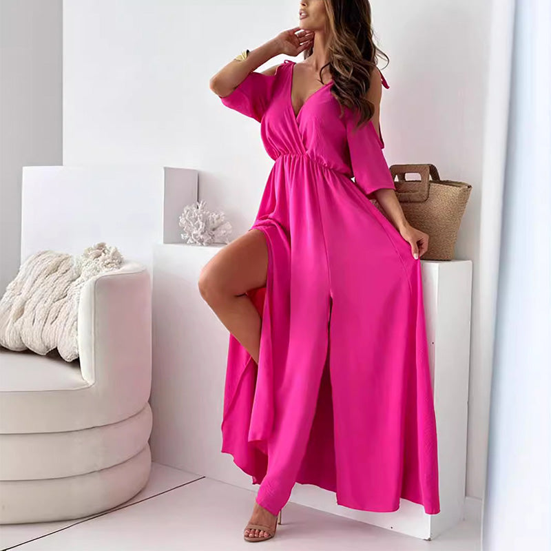 The Beatrice Maxi Strapless Flowy Dress